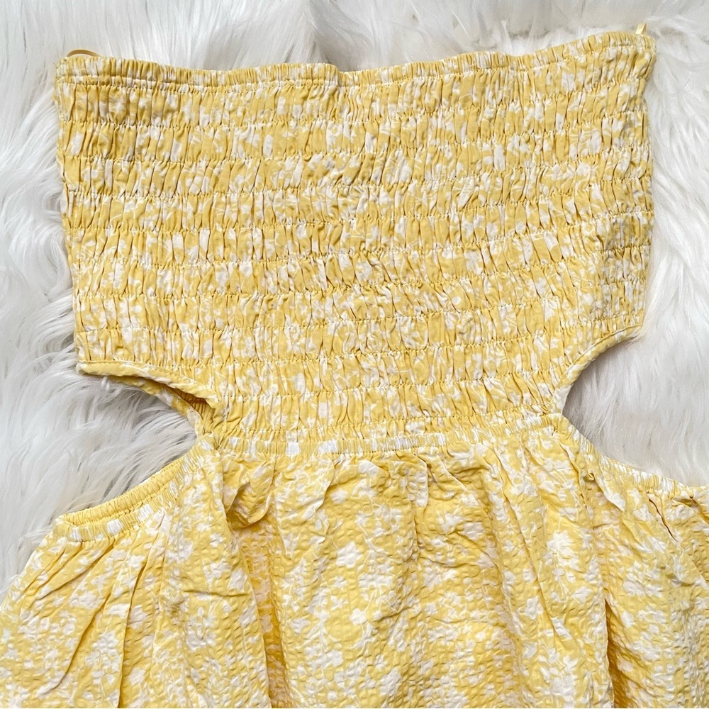 Lord & Taylor LENA Sleeveless Smocked Floral Midi Dress Medium NWOT - Picture 7 of 12